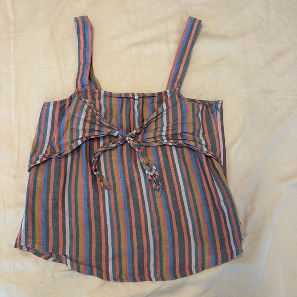 Madewell Rainbow Stripe Tank Top - Picture 3 of 8